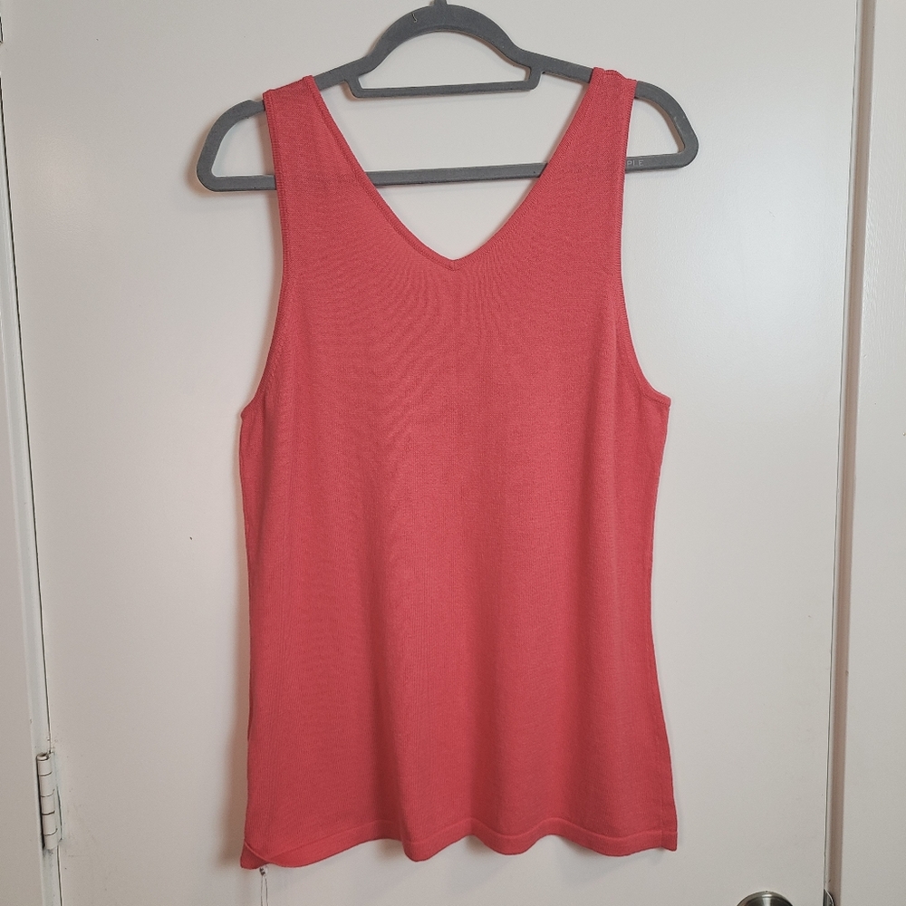 NWT CAROLINE GRACE: Two Way‎ Tank - Reversible Wear Knit Top